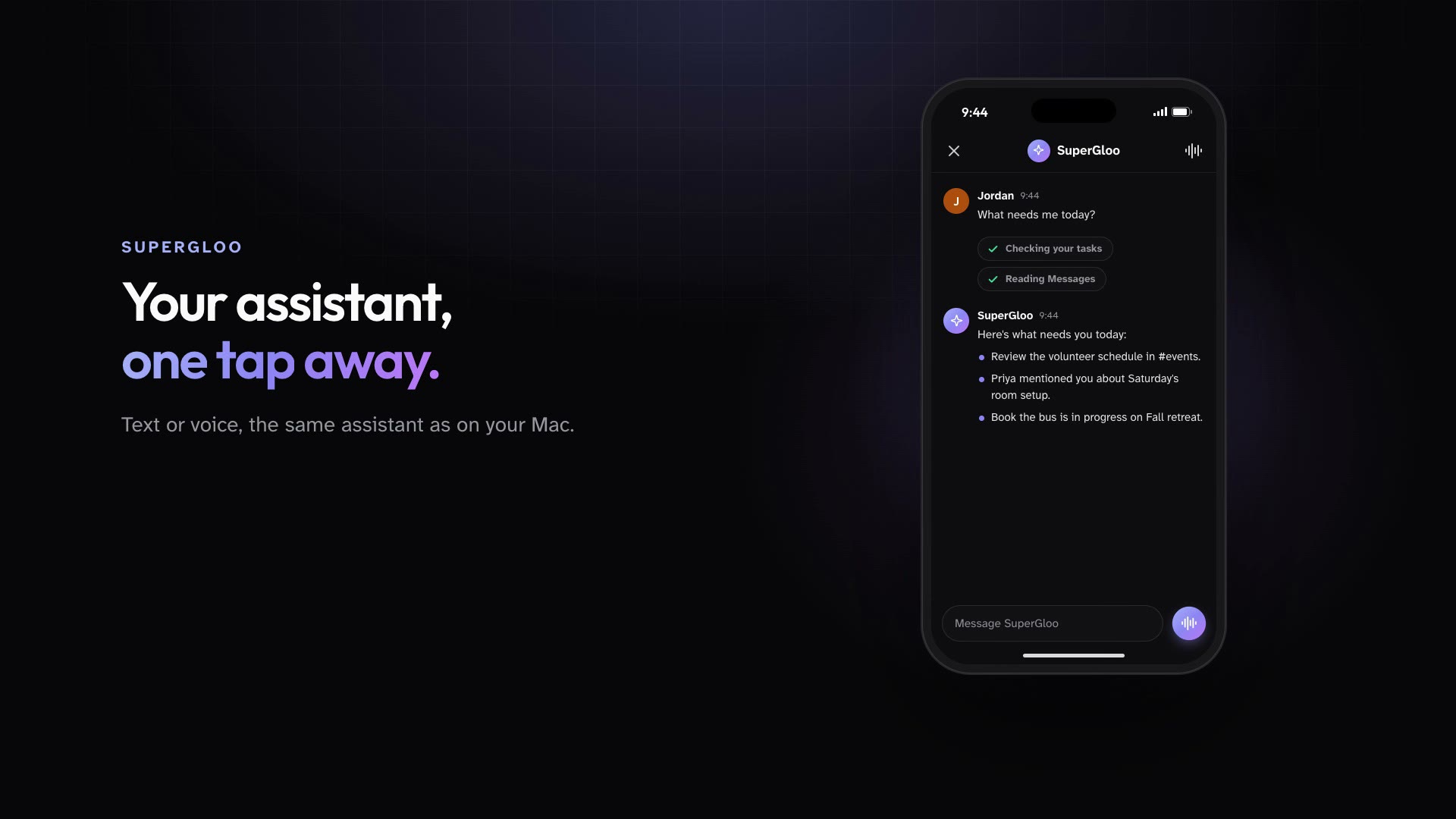 iPhone app (poster)